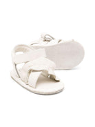 Sandali per neonata Donsje Miene bianco con chiusura frontale a strappo 1039000 LE060 DONSJE 