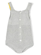 Tutina per neonati Gensami grigia con scollo quadrato TU01-B-EST GRIGIO GENSAMI KIDS 