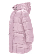 Piumino trapuntato per bambina Monnalisa rosa con cappuccio 17F105 6021 0094 MONNALISA 