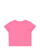 T-shirt per neonata Moschino Kids rosa con motivo Teddy Bear MXM047LAA02 50533 MOSCHINO KIDS 
