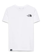 T-shirt per bambino The North Face Kids bianca con dettaglio logo NF0A87T4 FN41 THE NORTH FACE KIDS 
