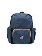 Zaino per bambini Le Vrai K-Way Kids blu navy con zip e patta con logo K81421W B67 K-WAY KIDS 