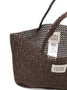 Borsa per bambina Douuod Kids marrone con texture intrecciata DY0A08 Z3929 334 DOUUOD KIDS 