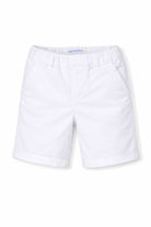 Shorts per neonato Emporio Armani Kids bianchi con placca con logo 8NHS60 4N6YZ 0100 EMPORIO ARMANI KIDS 