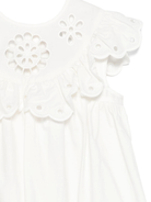 Abito per bambina Zimmermann Kids bianco con dettaglio floreale 5864DR S261 ZIMMERMANN KIDS 