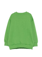 Felpa per bambino Etro Kids verde con applicazione Pegaso sul davanti GY4P50 Z3183 773 ETRO KIDS 