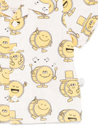 Camicia per neonato Stella McCartney Kids bianca con stampa tamburelli all-over TY5501 Z3606 101MC STELLA McCARTNEY KIDS 