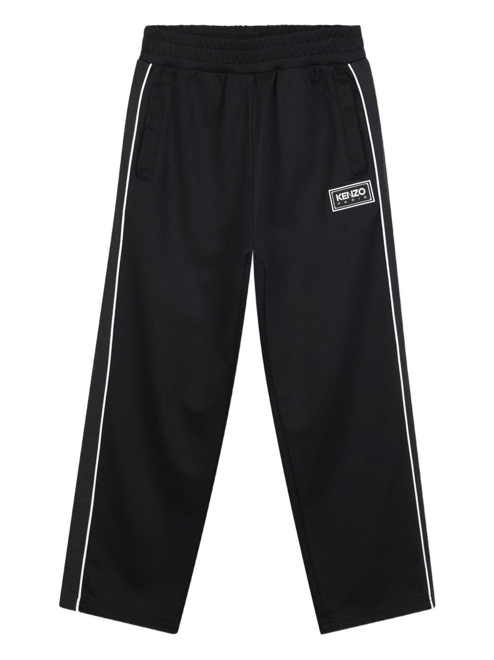 Set tuta sportiva per bambino Kenzo Kids blu con rifiniture a contrasto K61396 095 KENZO KIDS 