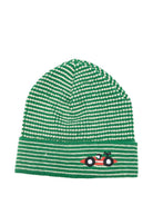 Cappello per neonato Bobo Choses verde con ricamo a forma di auto B225AH048 331 BOBO CHOSES KIDS 