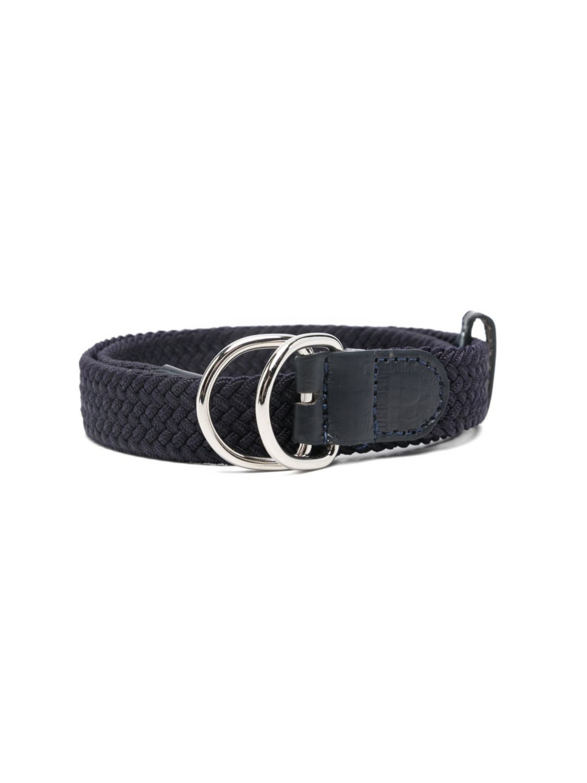 Cintura per bambino Paolo Pecora Kids blu in pelle intrecciata PP4392 BLU PAOLO PECORA KIDS 