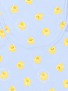 Set tutina e bavaglino per neonato Stella McCartney Kids azzurra con stampa all-over TYB530 Z3647 602MC STELLA McCARTNEY KIDS 