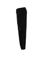 Pantaloni per bambino C.P. Company Kids neri con vita elasticizzata CUP018L3C00 60100 C.P.COMPANY KIDS 