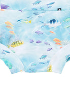 Costume da bagno per neonato Molo azzurri con stampa pesci 8S26P307 9533 MOLO KIDS 