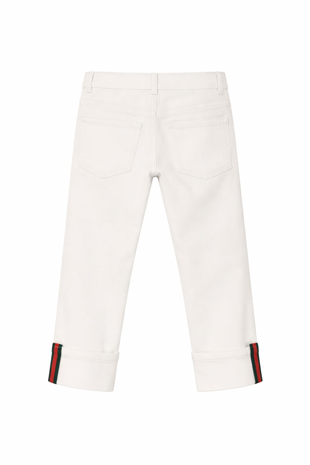 Jeans per bambini Gucci Kids bianchi con passanti per cintura 826644XDDFB 9692 GUCCI KIDS 