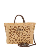 Borsa Colette MC2 Saint Barth beige con stampa animalier COL0017 00349L MC2 ST. BARTH KIDS 