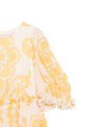 Abito per bambina ETRO KIDS giallo con stampa a fiori GY1B01 K0283 238GL ETRO KIDS 