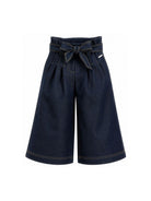 Pantaloni per bambina Monnalisa Kids denim con dettagli plissettati 17H400 8208 055S MONNALISA KIDS 