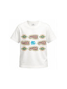 T-shirt per bambino ETRO KIDS bianca con stampa grafica GY8Q21 Z3672 102 ETRO KIDS 