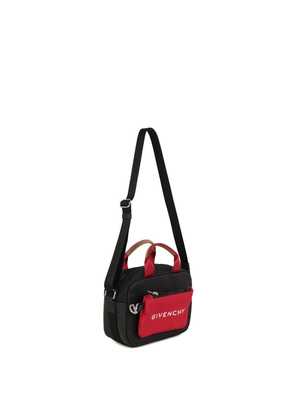 Borsa messenger per bambina Givenchy Kids nero con inserti H30907 09B GIVENCHY KIDS 