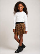 T-shirt per bambina Monnalisa Kids bianca a collo alto 17HLUP 8201 0001 MONNALISA KIDS 