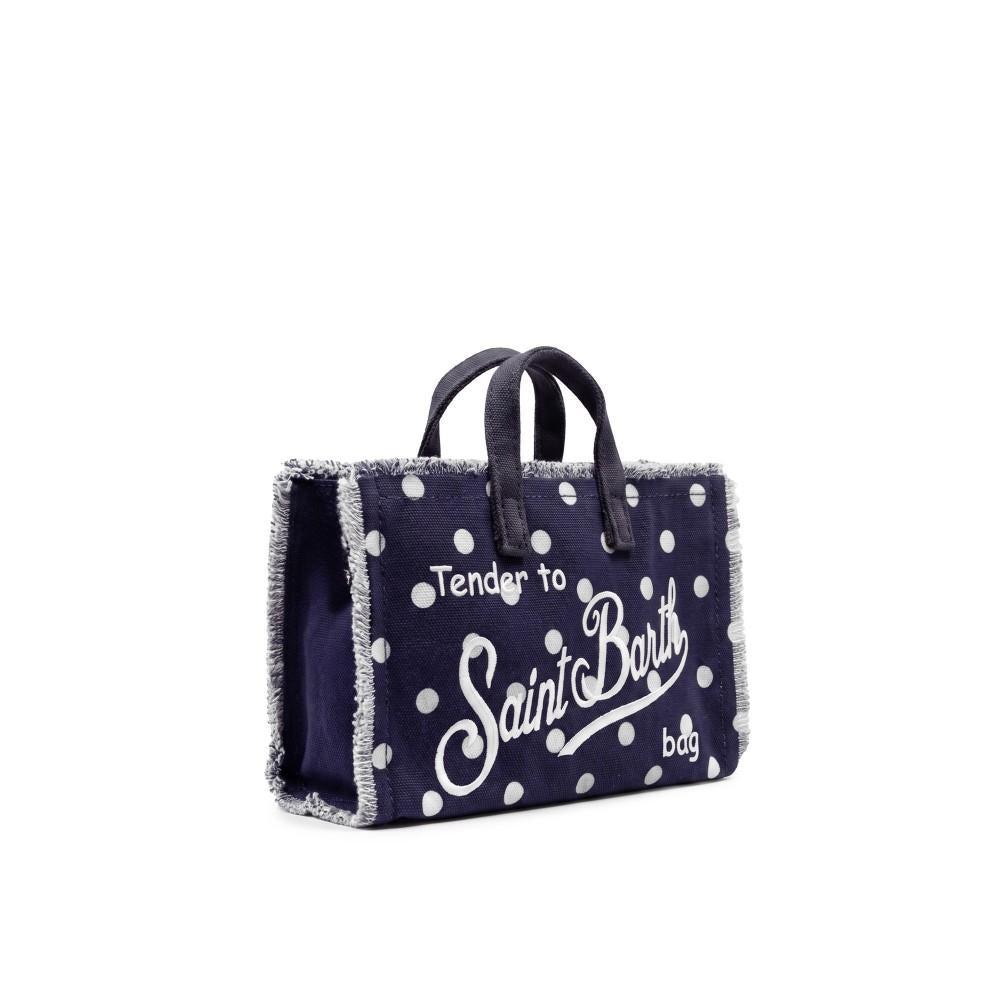 Phone bag MC2 Saint Barth blu con motivo a pois PHONE001 03285L MC2 ST. BARTH KIDS 