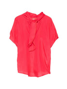 Camicia da donna Merci rosso con dettaglio cravatta C230P CRANBERRY MERCI 