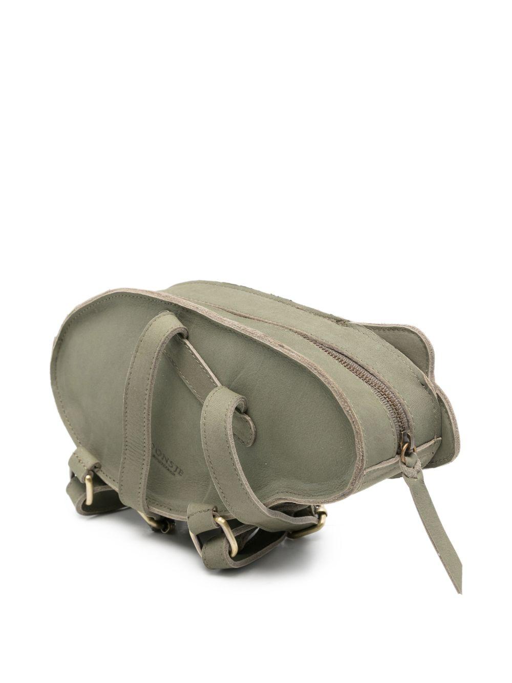 Zaino per bambino Donsje verde con applicazione rana 5519002 NL126 DONSJE KIDS 