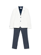 Completo comfort per bambino Colorichiari bianco e blu con chiusura monopetto MC507966 4795 15 COLORICHIARI 