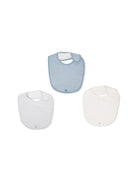 Set di tre bavaglini per neonati Bonpoint multicolore con ricamo logo PEBIOBAV3B 110 BONPOINT KIDS 
