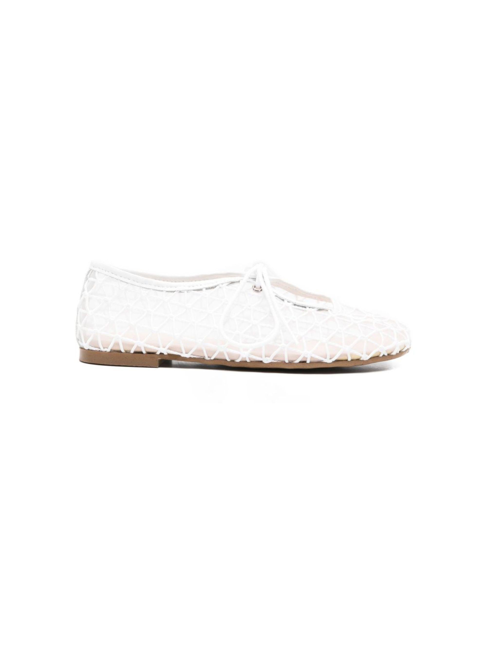 Ballerine per bambina Eli1957 bianche con design geometrico 40164AN BLANCO Eli Kids 