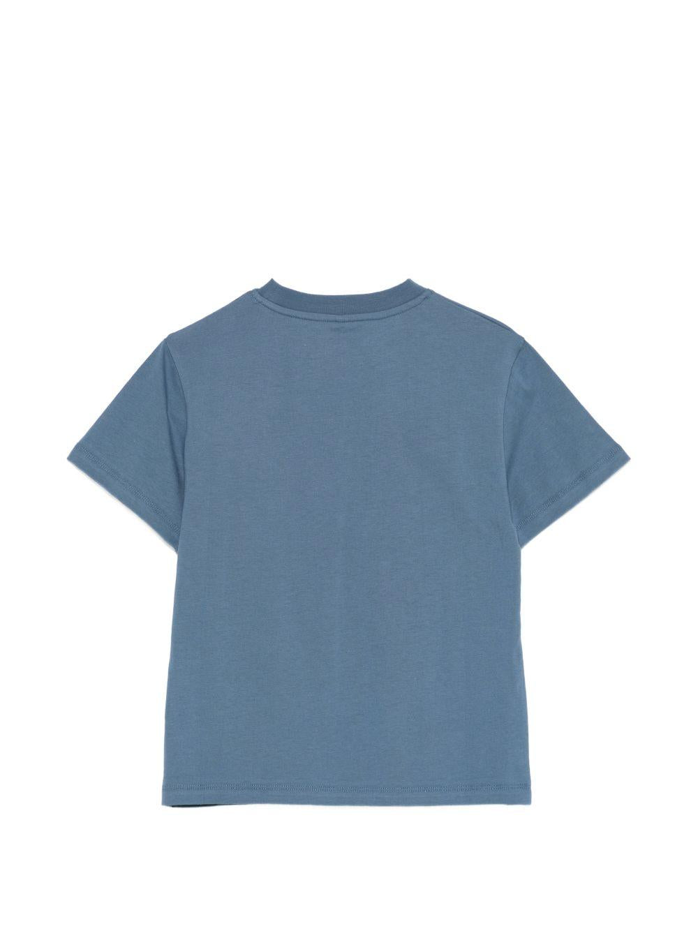 T-shirt per bambino Stella McCartney Kids blu con stampa grafica TY8Q01 Z0434 61B STELLA McCARTNEY KIDS 