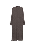 Abito midi per donna Alysi multicolore con colletto 116362 P6212 FUME ALYSI 