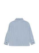 Giacca per bambino Emporio Armani Kids azzurro chiaro con colletto classico EB001428 AF26401 U9366 EMPORIO ARMANI KIDS 