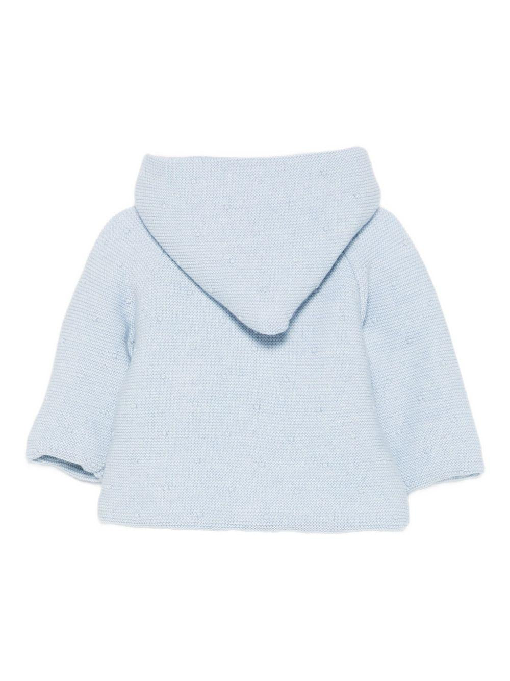Giacca per neonati Paz Rodrìguez azzurro con cappuccio 012-112901 80 H56 PaZ RODRIGUEZ 