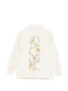 Camicia per bambina Just Cavalli Kids bianca con colletto JGP26234CA PRISTINE ROBERTO CAVALLI KIDS 