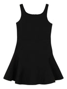Abito per bambina Givenchy Kids nero con taglio svasato H31158 09B GIVENCHY KIDS 