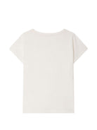T-shirt per bambina Bonpoint bianca con stampa ciliegie S06GTSK00009 102 BONPOINT KIDS 