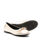 Ballerine con placca Medusa per bambina Versace Kids oro con punta tonda 10165511A10842 1X32V VERSACE KIDS 