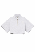 Felpa per bambina Stella McCartney Kids grigia con collo a lupetto TY4C00 Z0499 807 STELLA McCARTNEY KIDS 