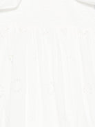 Abito Anaya per bambina Louise Misha bianco con rifinitura a ruches GRI-S26-L0133 OFF WHITE LOUISE MISHA KIDS 