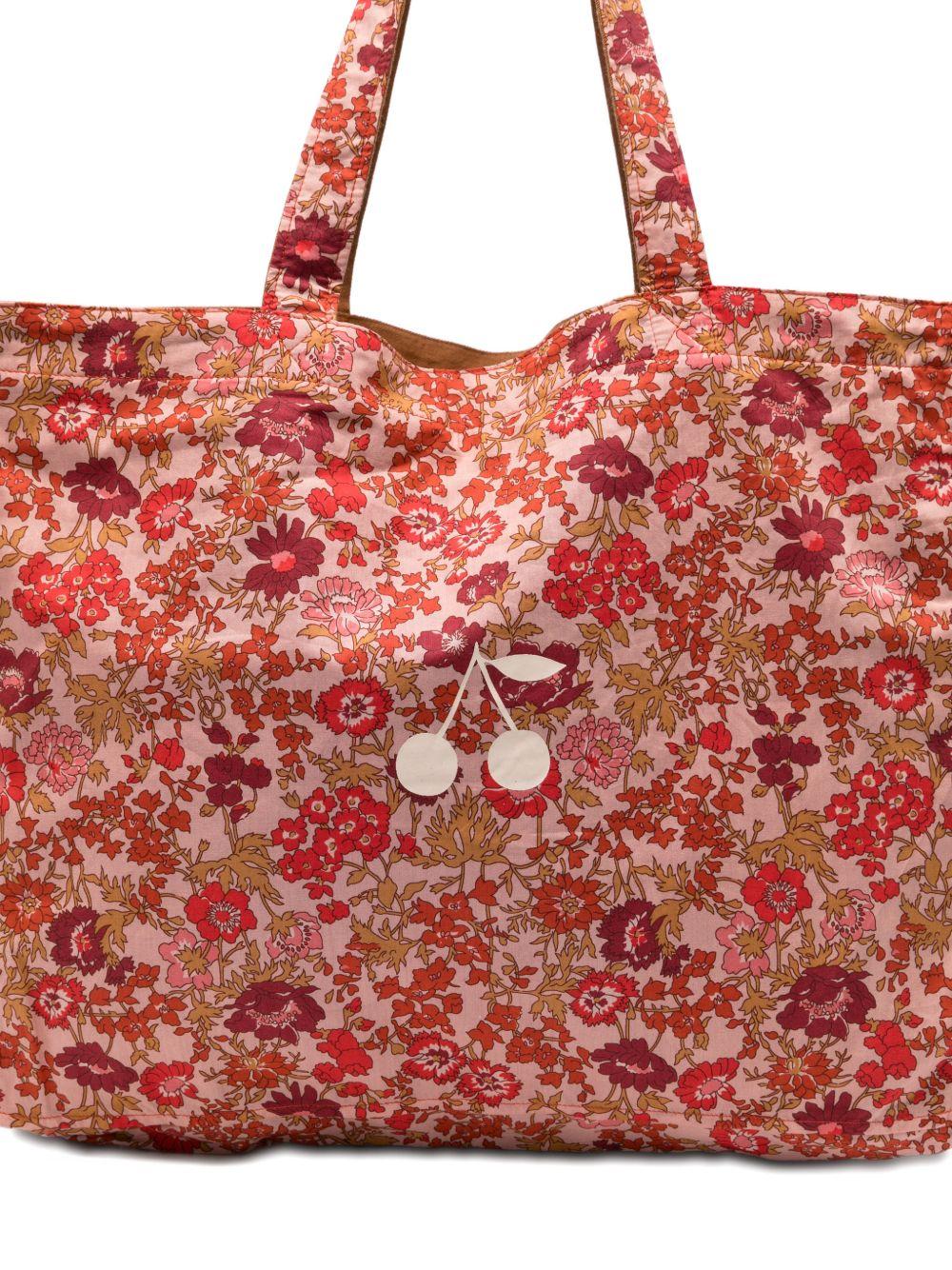 Borsa a tracolla per bambina Bonpoint multicolore con stampa floreale S06GBAW00014 520 BONPOINT 