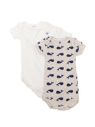 Set di tre tutine per neonati Petit Bateau multicolor con fantasie diverse A09YQ 00 PETIT BATEAU KIDS 