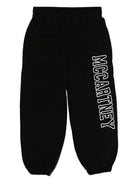 Pantaloni sportivi per bambina Stella McCartney Kids nero con stampa logo sulla gamba TX6C50 Z0453 961 STELLA McCARTNEY KIDS 