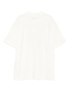 T-shirt per bambina MSGM Kids bianca con logo sul davanti F5MSJGTH080 013 MSGM KIDS 