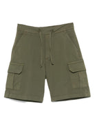 Cargo corti per bambino Paolo Pecora Kids verde con due tasche laterali oblique PP3995 OLIVA PAOLO PECORA KIDS 