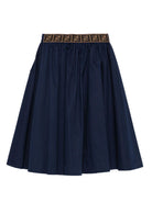 Gonna per bambina Fendi Kids blu con bottoni sul davanti JFE184 AS5Y F1I11 FENDI KIDS 