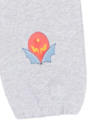 Pantaloni sportivi per neonato Stella McCartney Kids grigi con stampa grafica sul davanti TZ6300 Z4016 807 STELLA McCARTNEY KIDS 