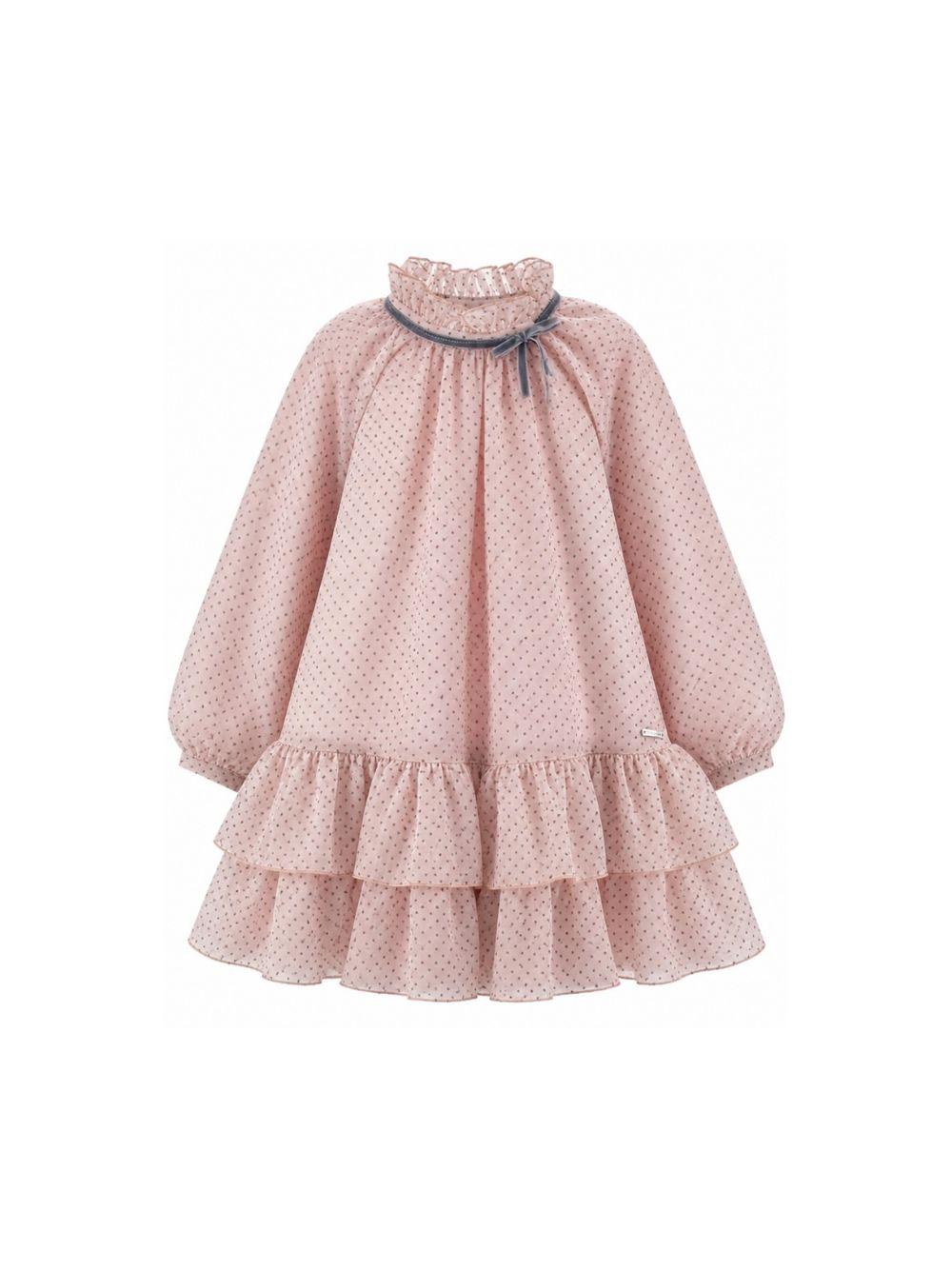 Abito per bambina Monnalisa Kids rosa con motivo a pois 71H909 8138 9132 MONNALISA KIDS 