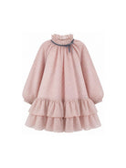 Abito per bambina Monnalisa Kids rosa con motivo a pois 71H909 8138 9132 MONNALISA KIDS 
