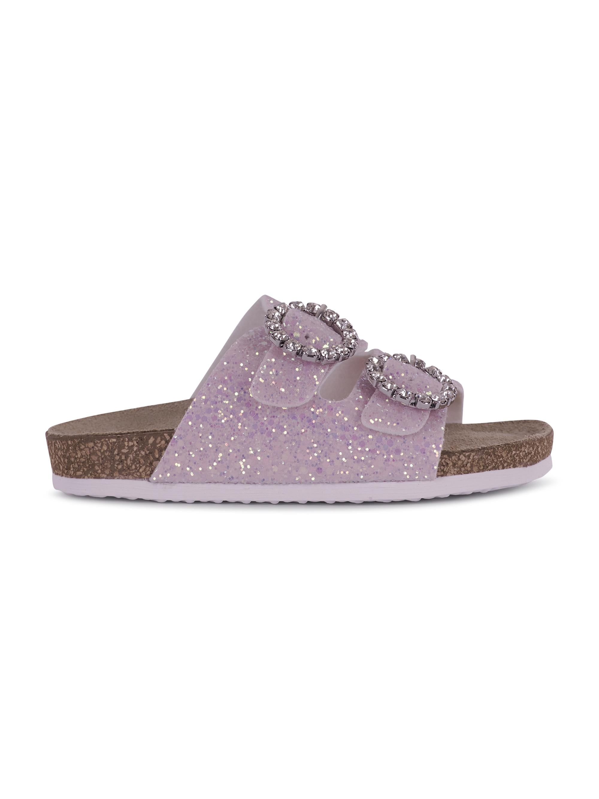 Slippers per bambina Monnalisa rosa con fibbia 87G005 7714 G091 MONNALISA 
